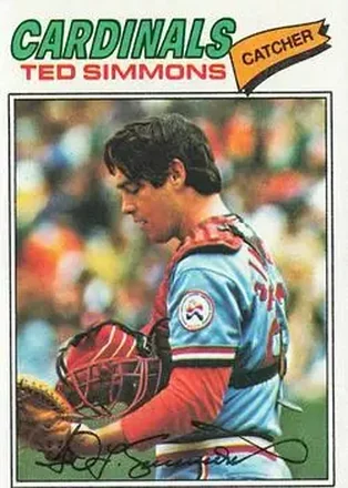 1977 Topps #470 Ted Simmons