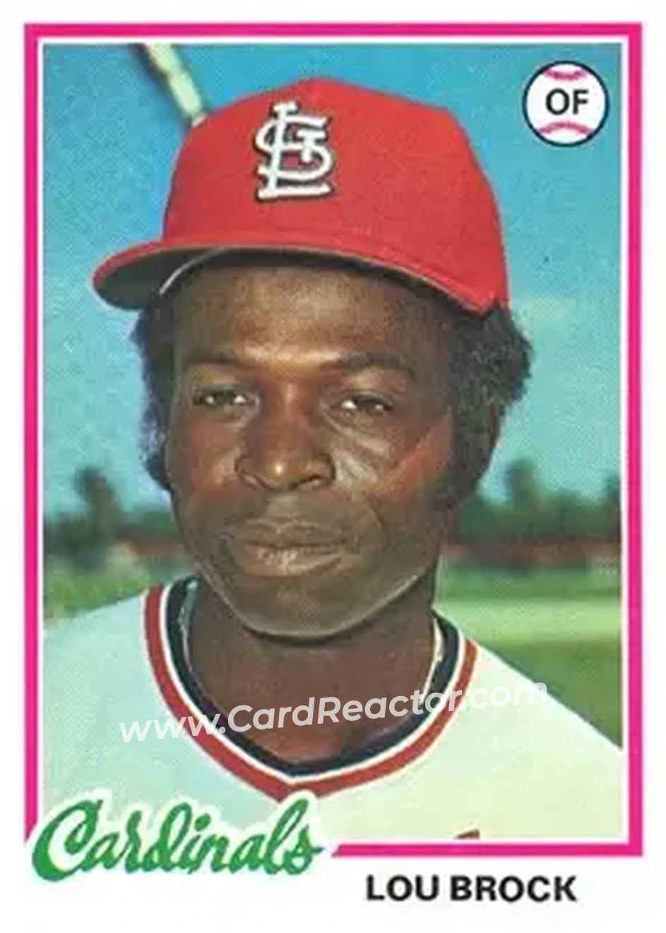 Front of Lou Brock