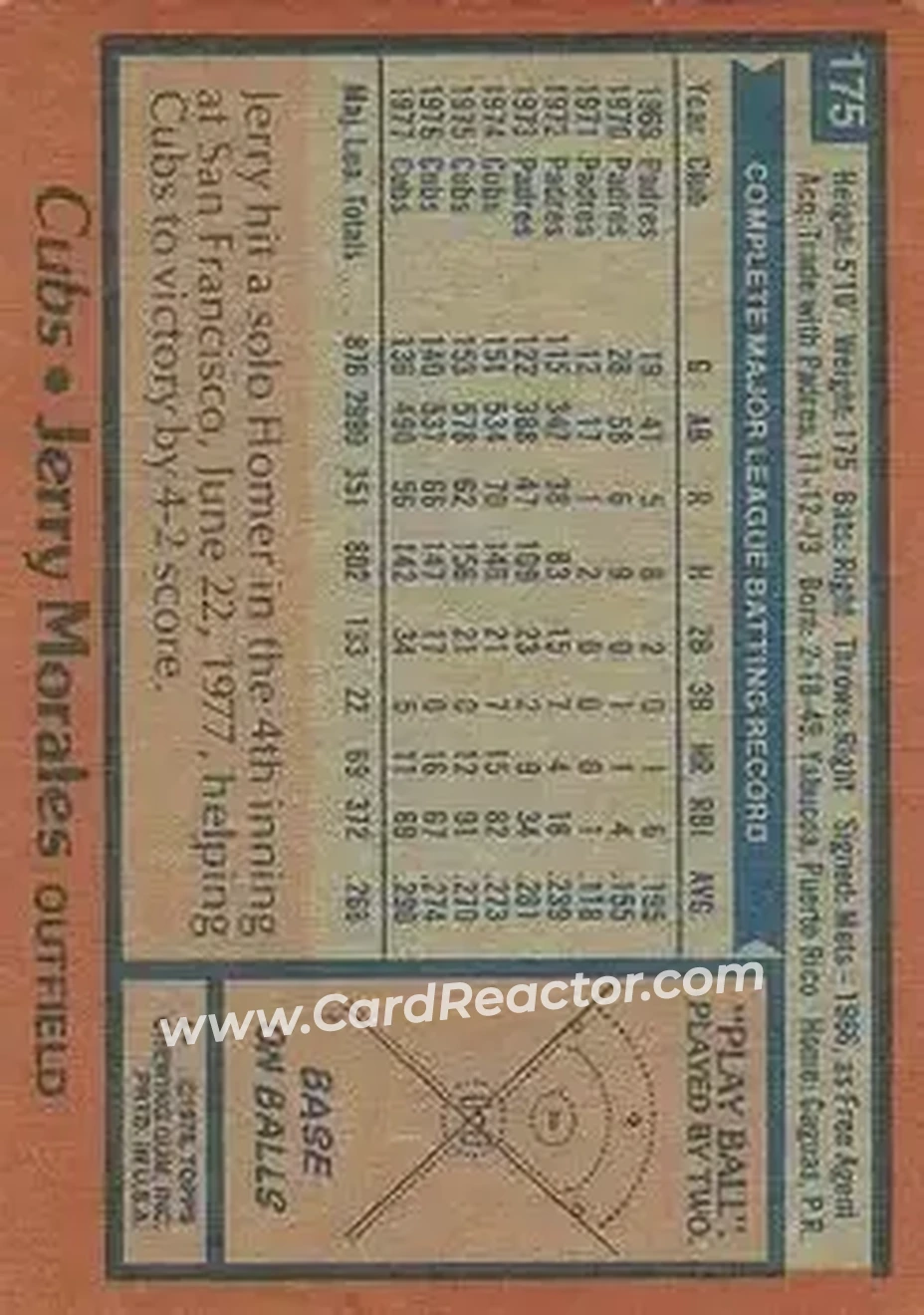 Back of Jerry Morales