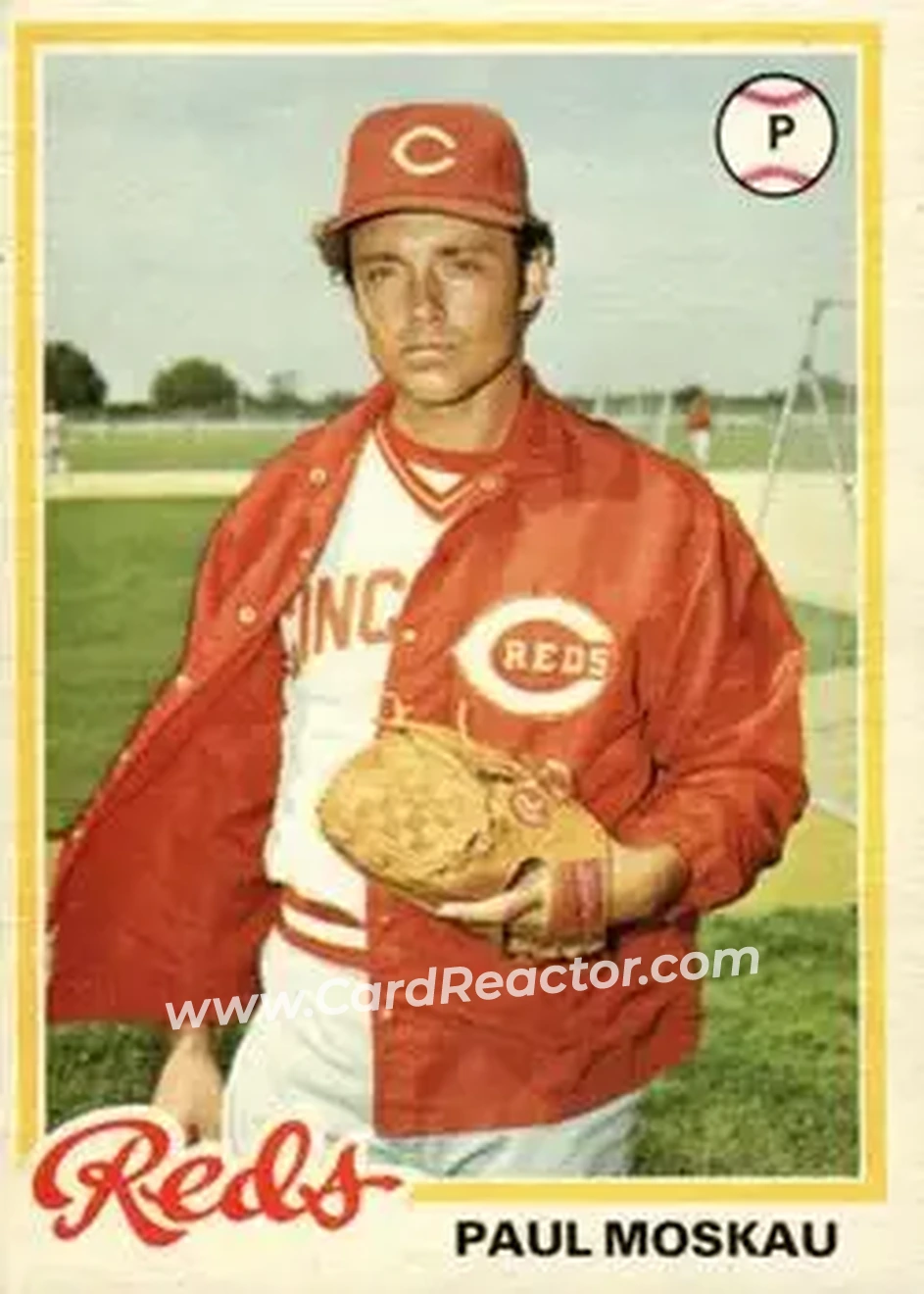 1978 O-Pee-Chee #181 - Paul Moskau - Cincinnati Reds