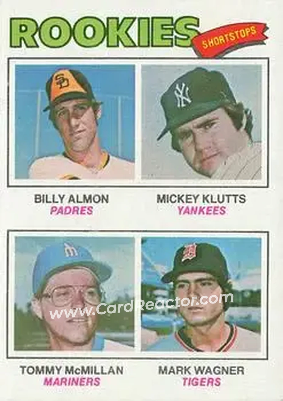 1977 Topps #490 - Card #490