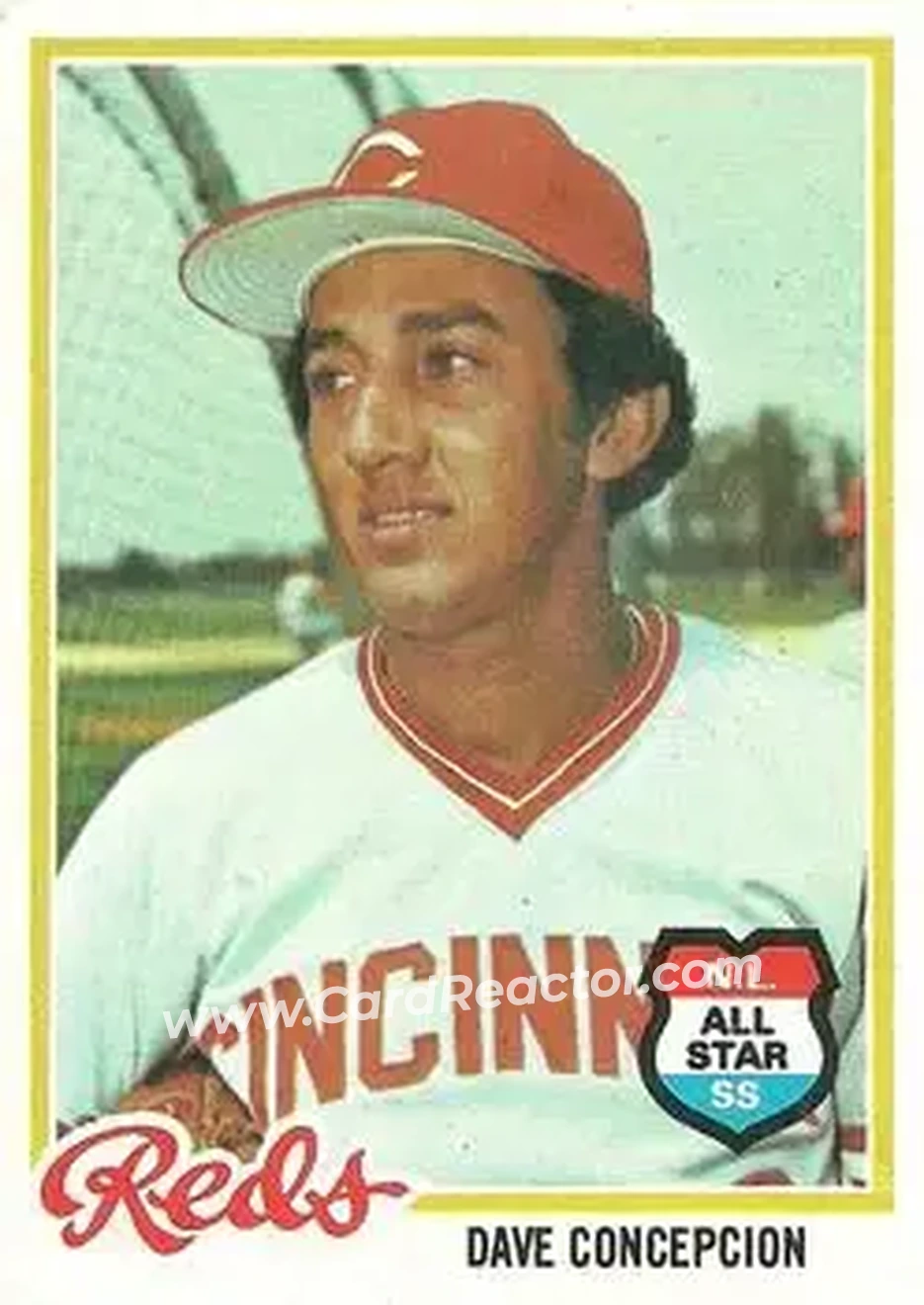Front of Dave Concepcion