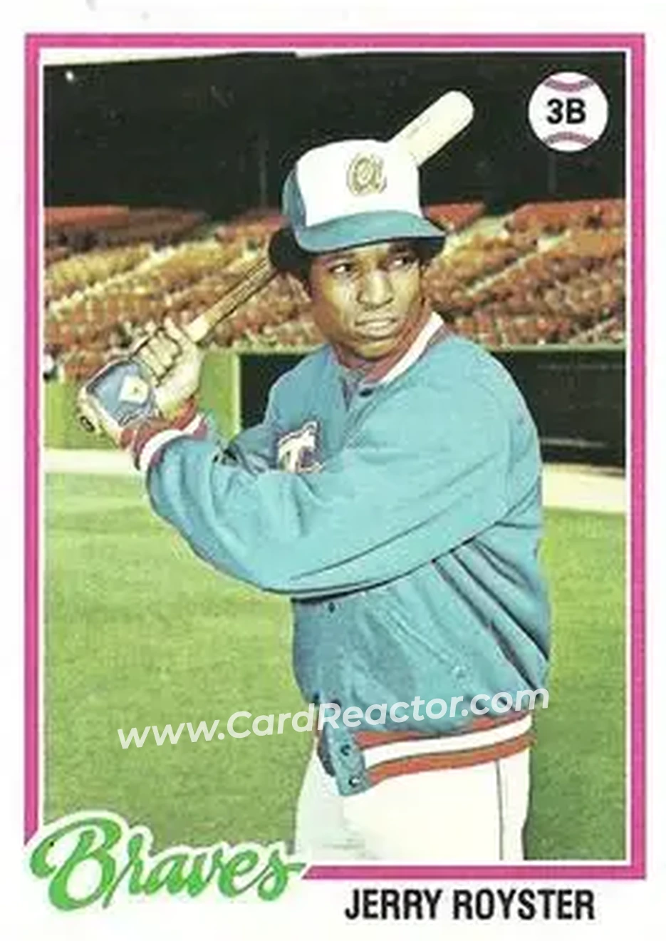 1978 Topps #187 - Jerry Royster - Atlanta Braves