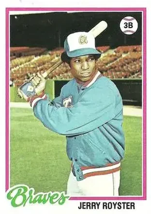1978 Topps #187 Jerry Royster