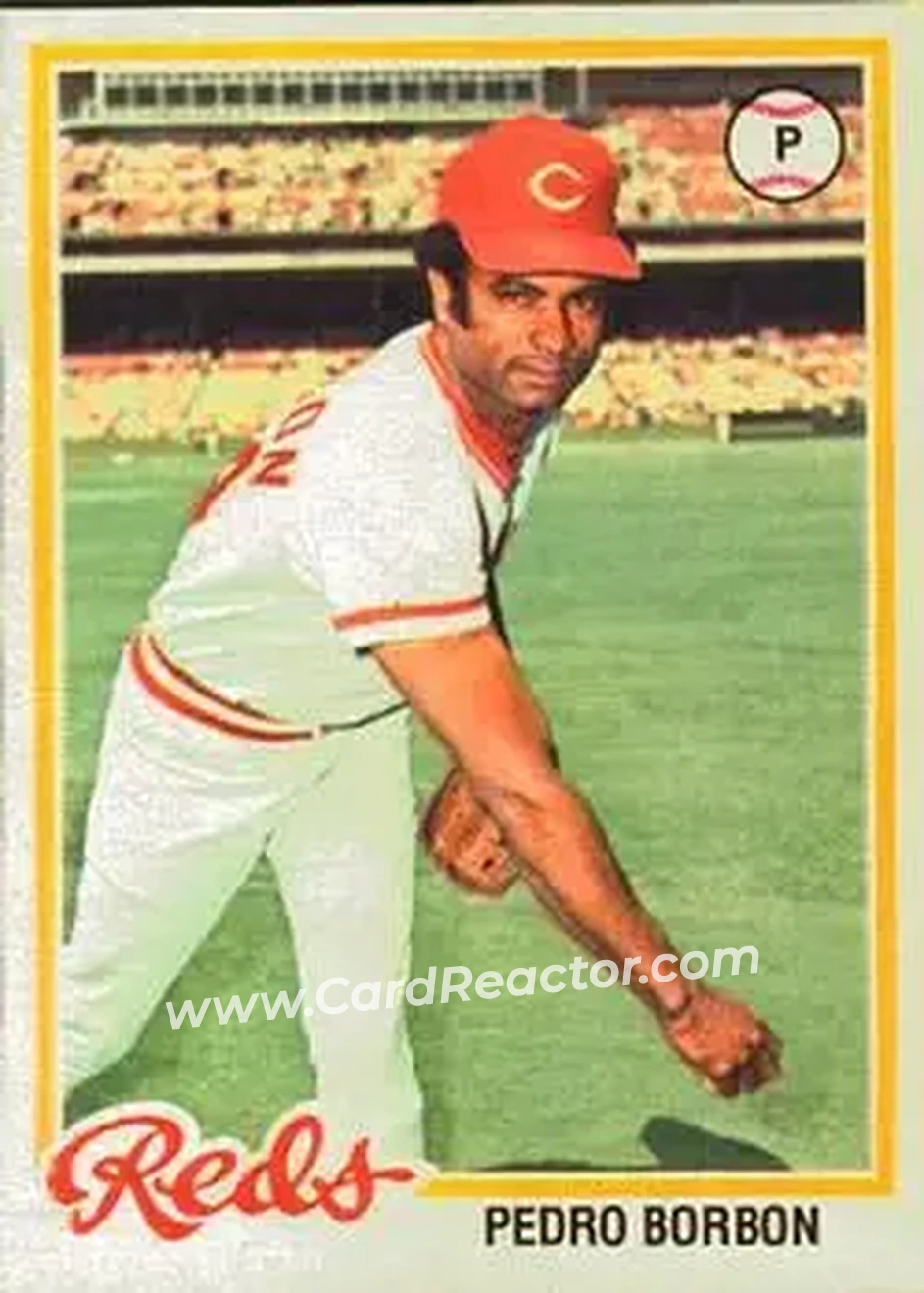 Front of Pedro Borbon