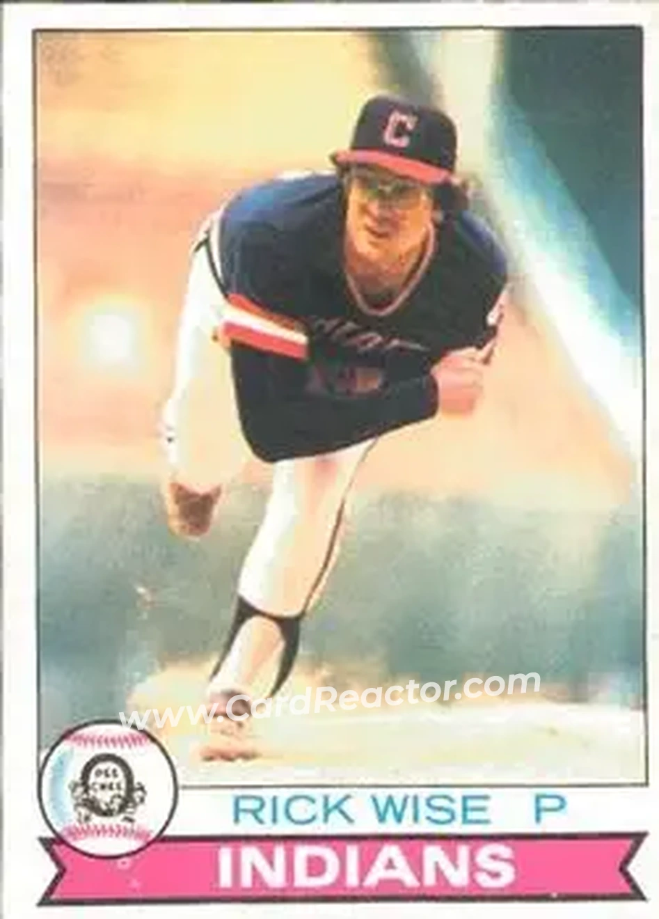 1979 O-Pee-Chee #127 - Rick Wise - Cleveland Indians