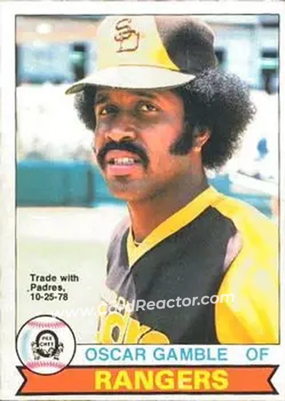Front of Oscar Gamble