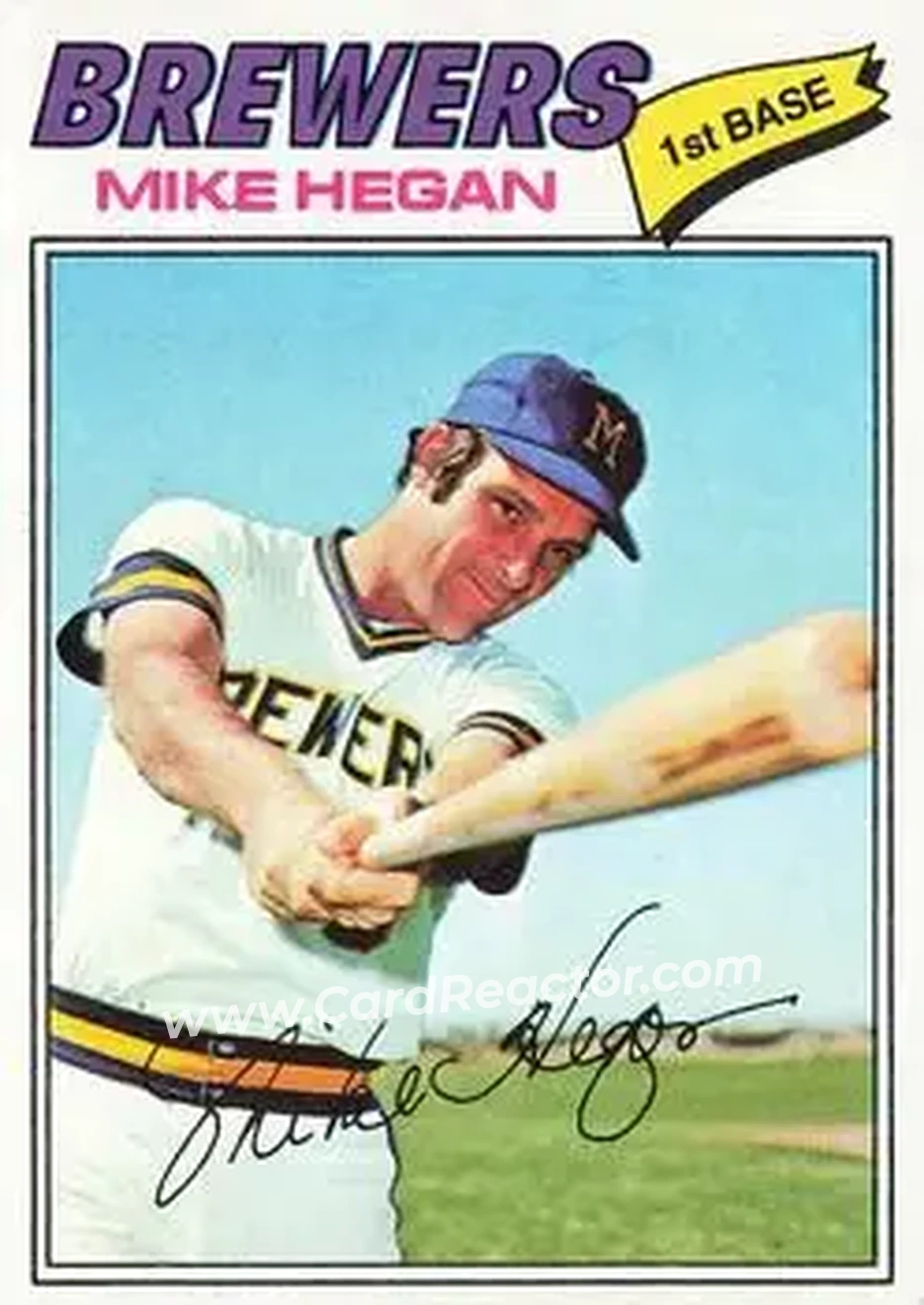 Front of Mike Hegan