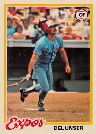 1978 O-Pee-Chee #216 Del Unser