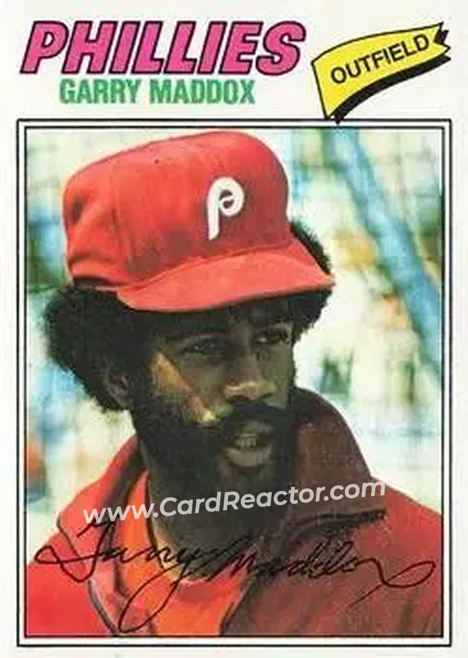 Front of Garry Maddox