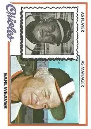 1978 Topps #211 Earl Weaver