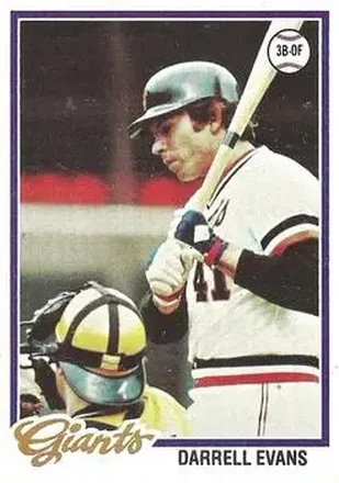 1978 Topps #215 Darrell Evans