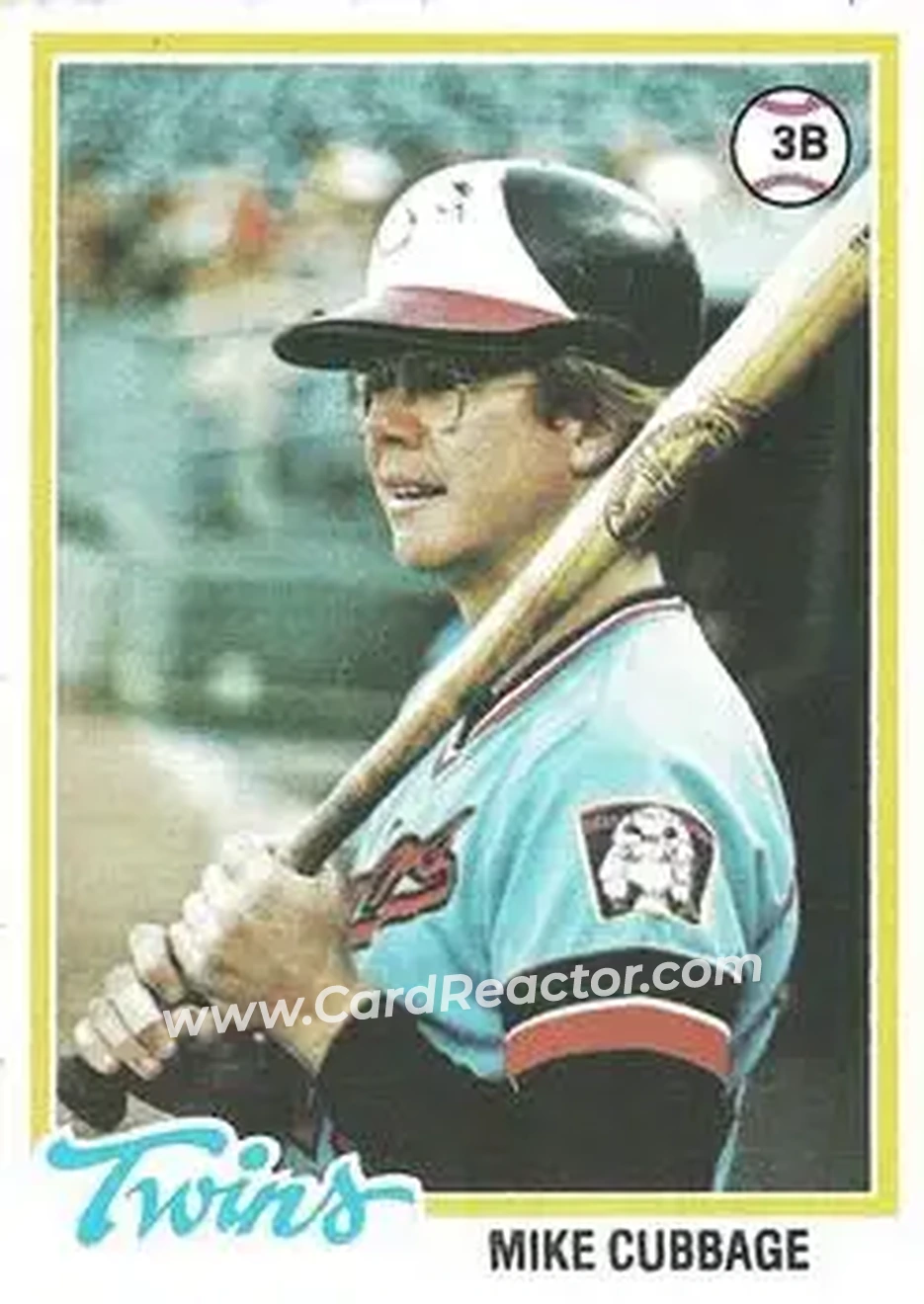 Front of Mike Cubbage