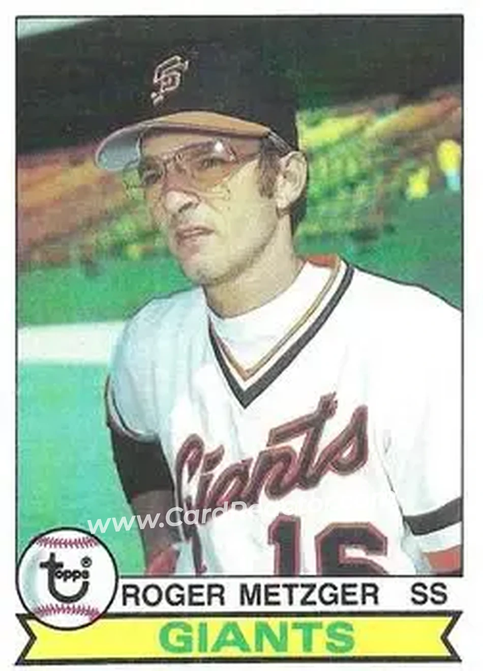 1979 Topps #167 - Roger Metzger - San Francisco Giants