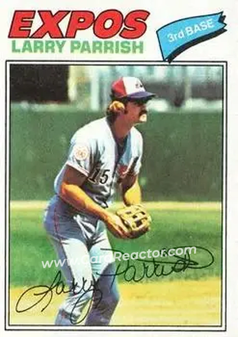 Front of Larry Parrish