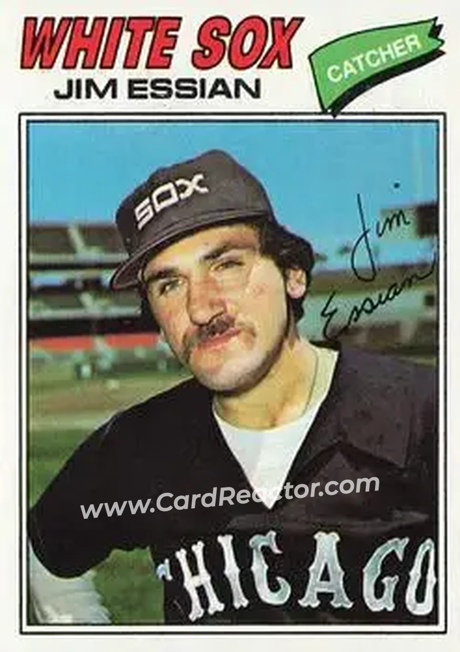 1977 Topps #529 - Jim Essian - Chicago White Sox