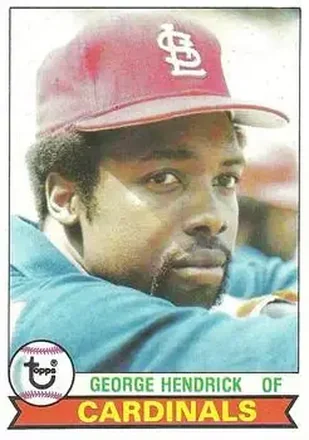 1979 Topps #175 George Hendrick
