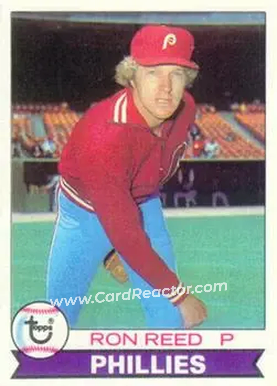 1979 Topps #177 - Ron Reed - Philadelphia Phillies