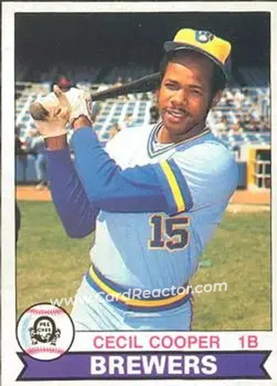 1979 O-Pee-Chee #163 - Cecil Cooper - Milwaukee Brewers