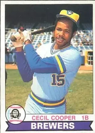 1979 O-Pee-Chee #163 - Cecil Cooper - Milwaukee Brewers
