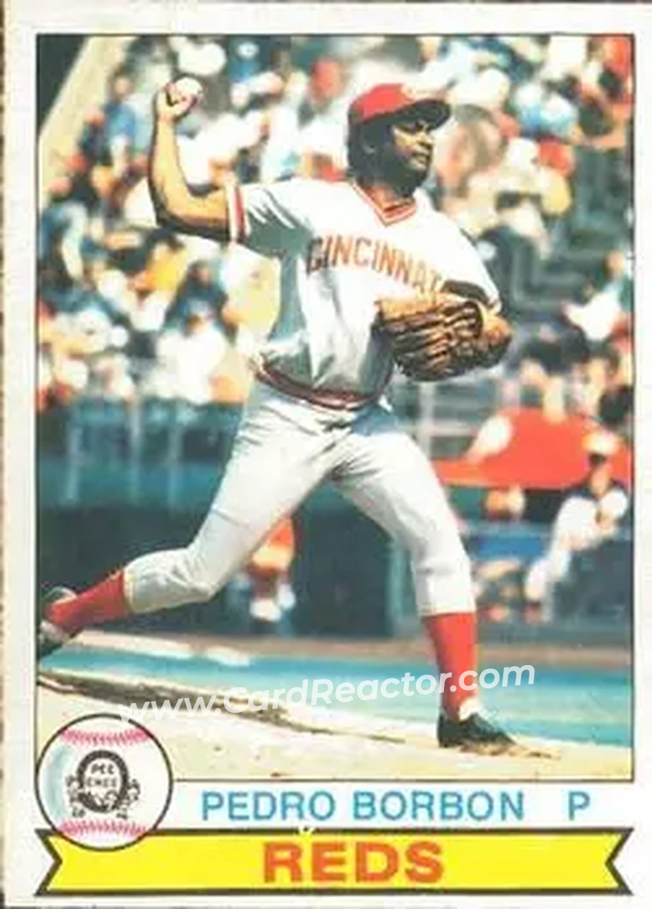 Front of Pedro Borbon