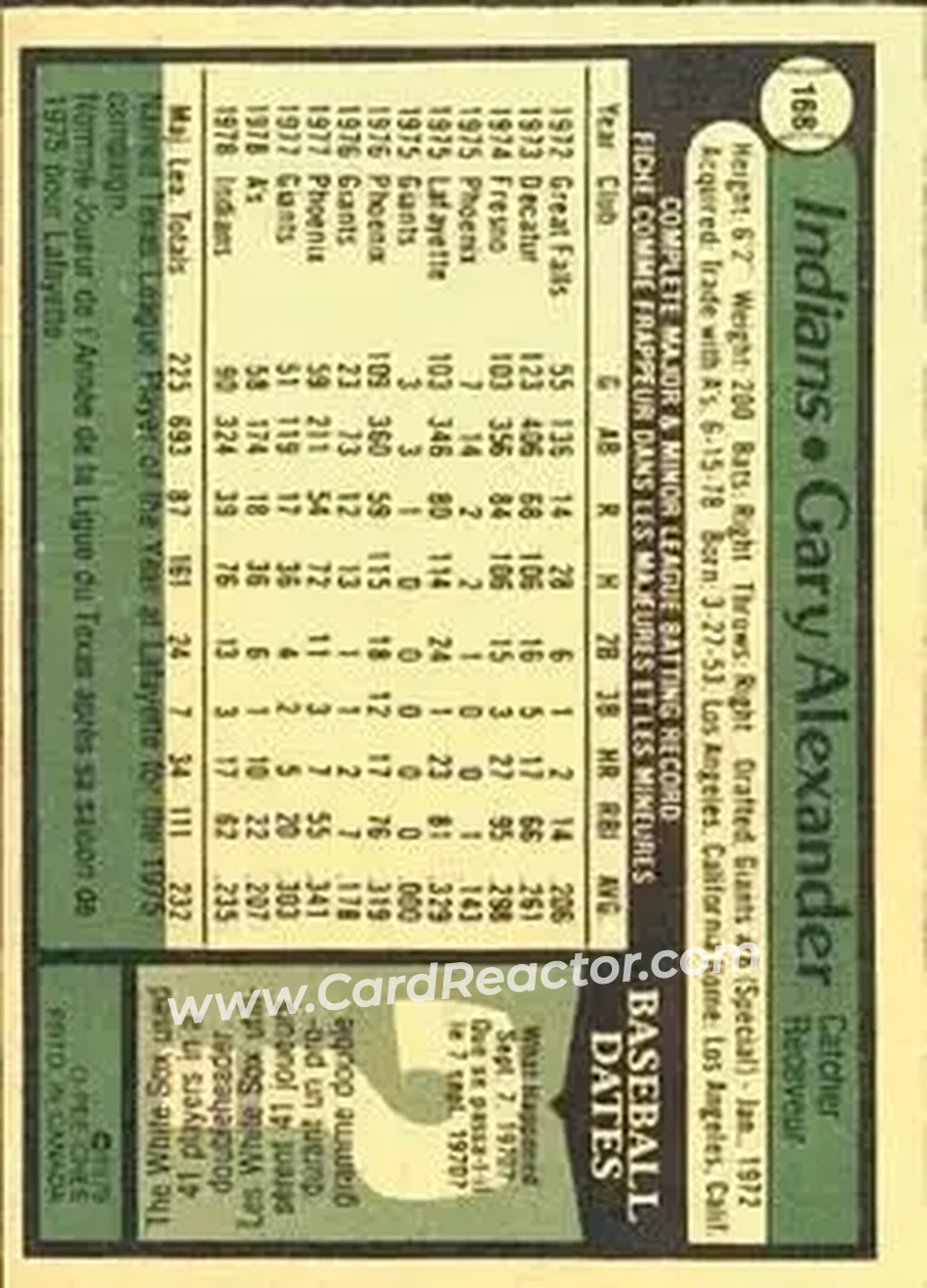 Back of Gary Alexander
