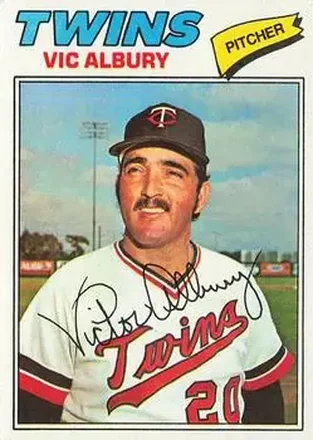 1977 Topps #536 Vic Albury