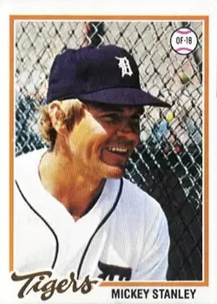 1978 Topps #232 Mickey Stanley