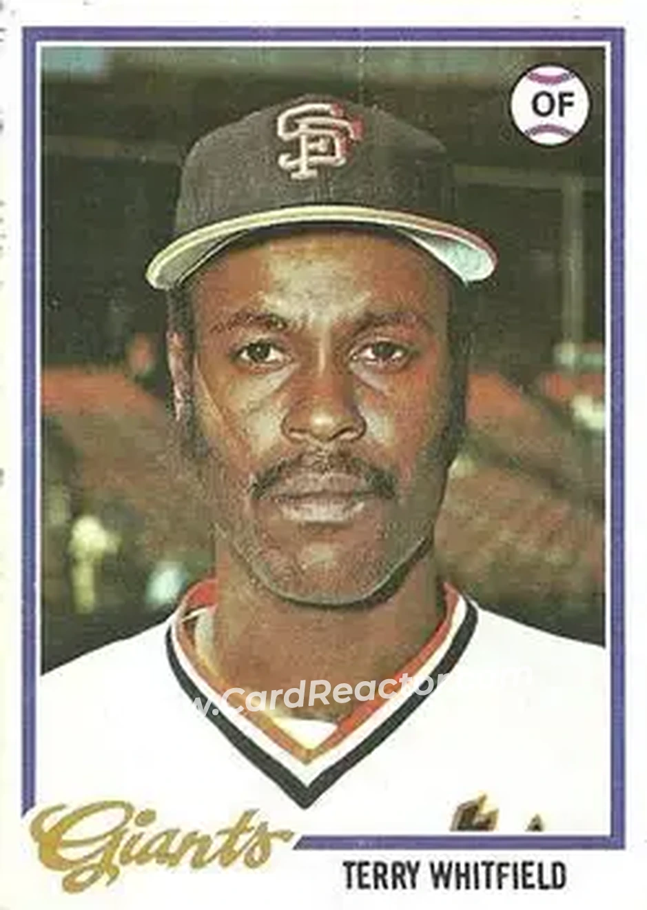 1978 Topps #236 - Terry Whitfield - San Francisco Giants