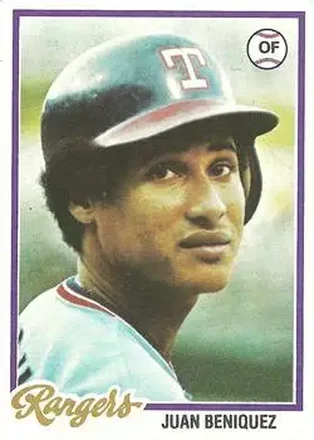 1978 Topps #238 Juan Beniquez
