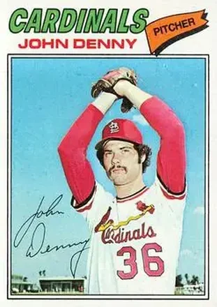 1977 Topps #541 John Denny