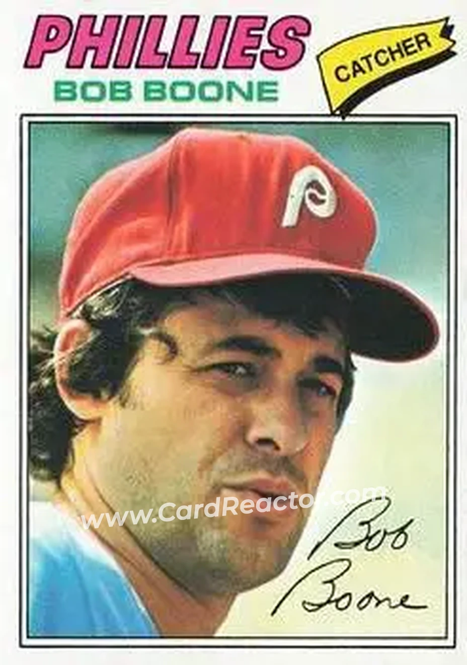 Front of Bob Boone