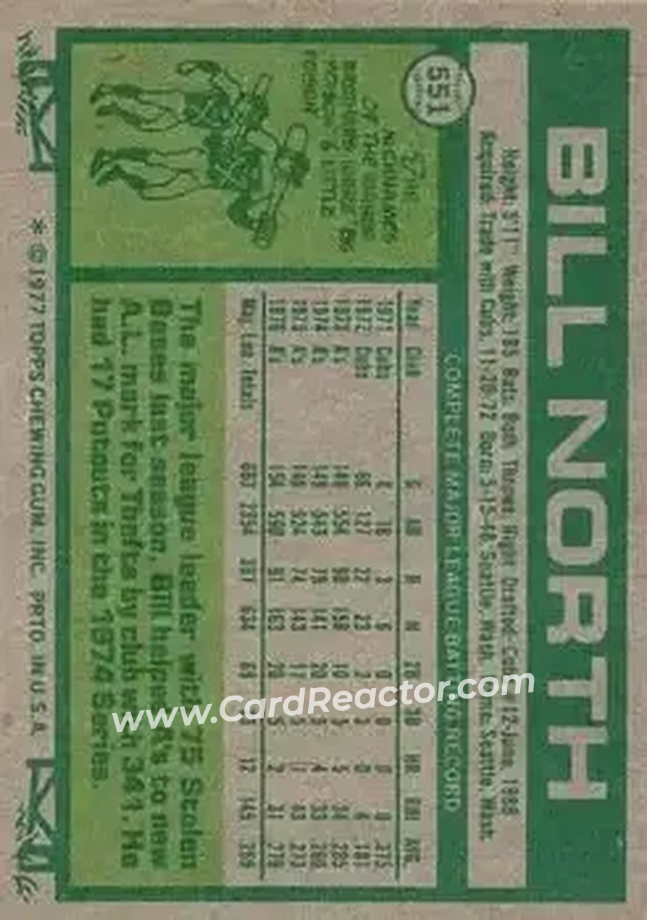Back of Bill North