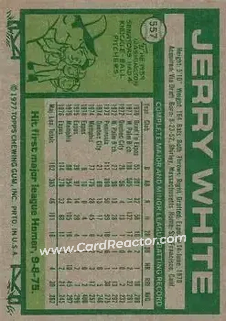 Back of Jerry White