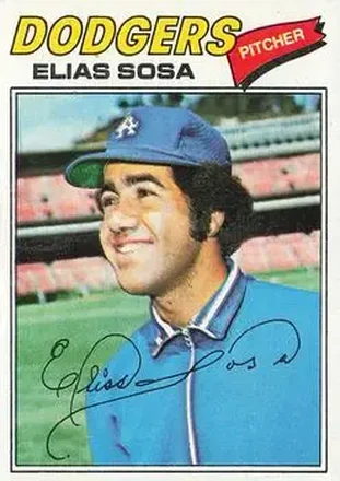 1977 Topps #558 - Elias Sosa - Los Angeles Dodgers