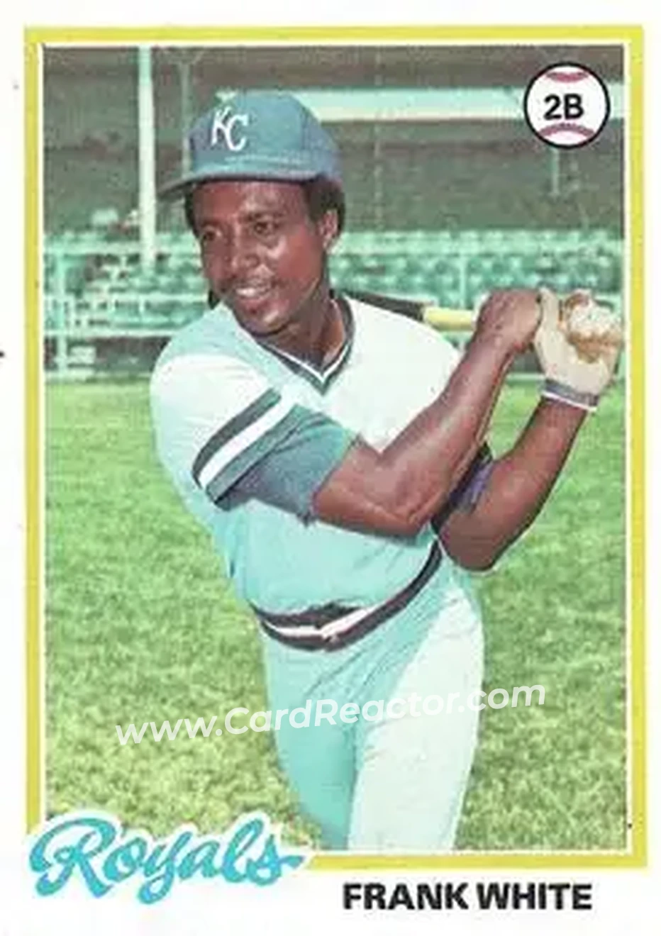 1978 Topps #248 - Frank White - Kansas City Royals