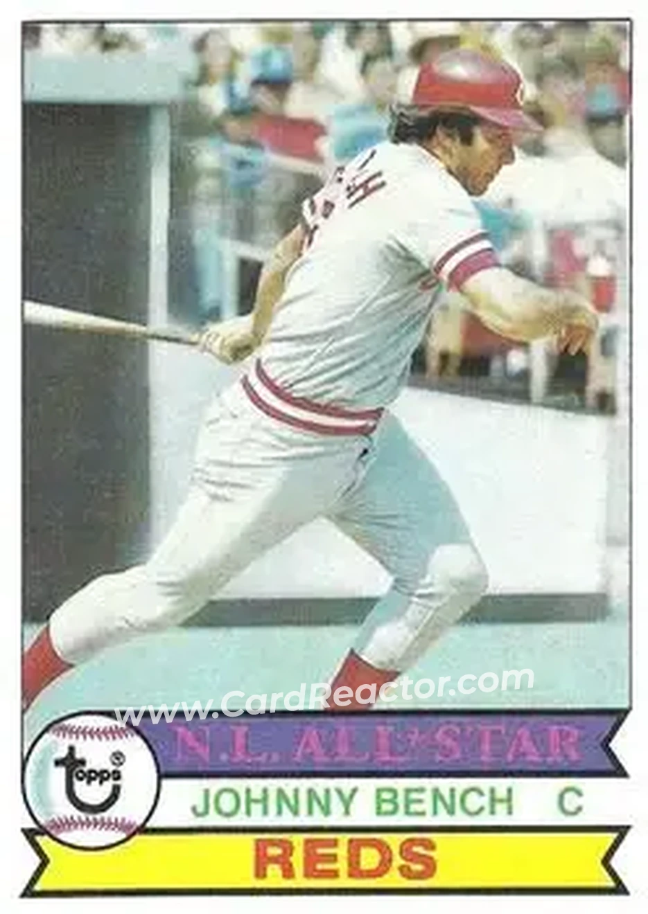 Front of Johnny Bench