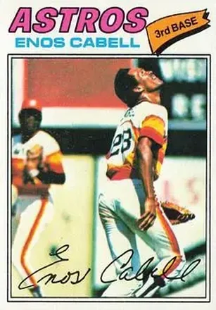 1977 Topps #567 Enos Cabell