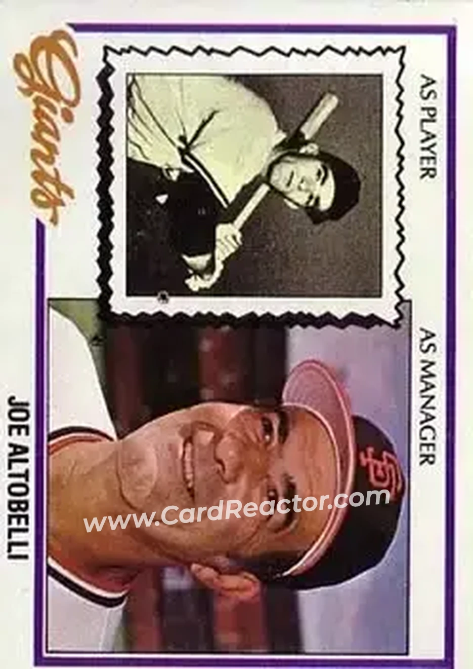 1978 Topps #256 - Joe Altobelli - San Francisco Giants
