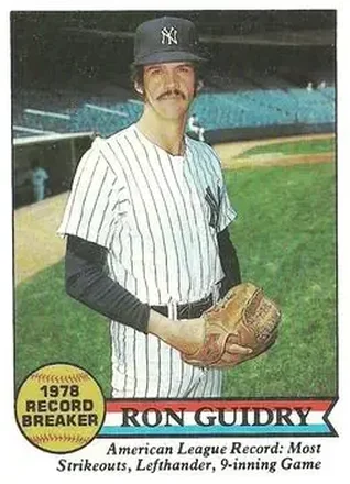 1979 Topps #202 Ron Guidry
