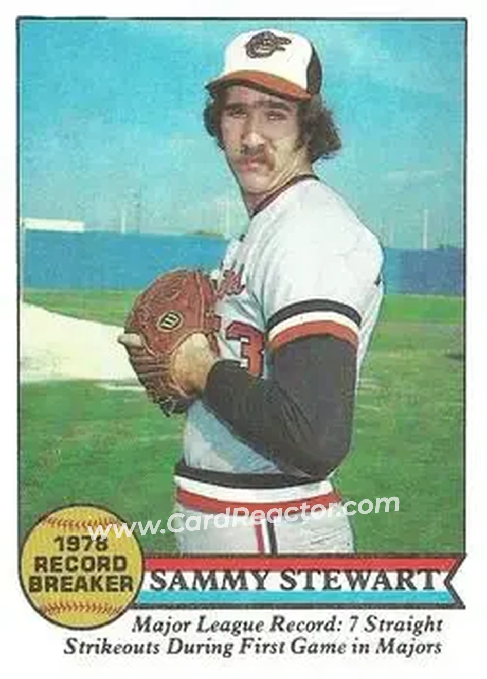 Front of Sammy Stewart