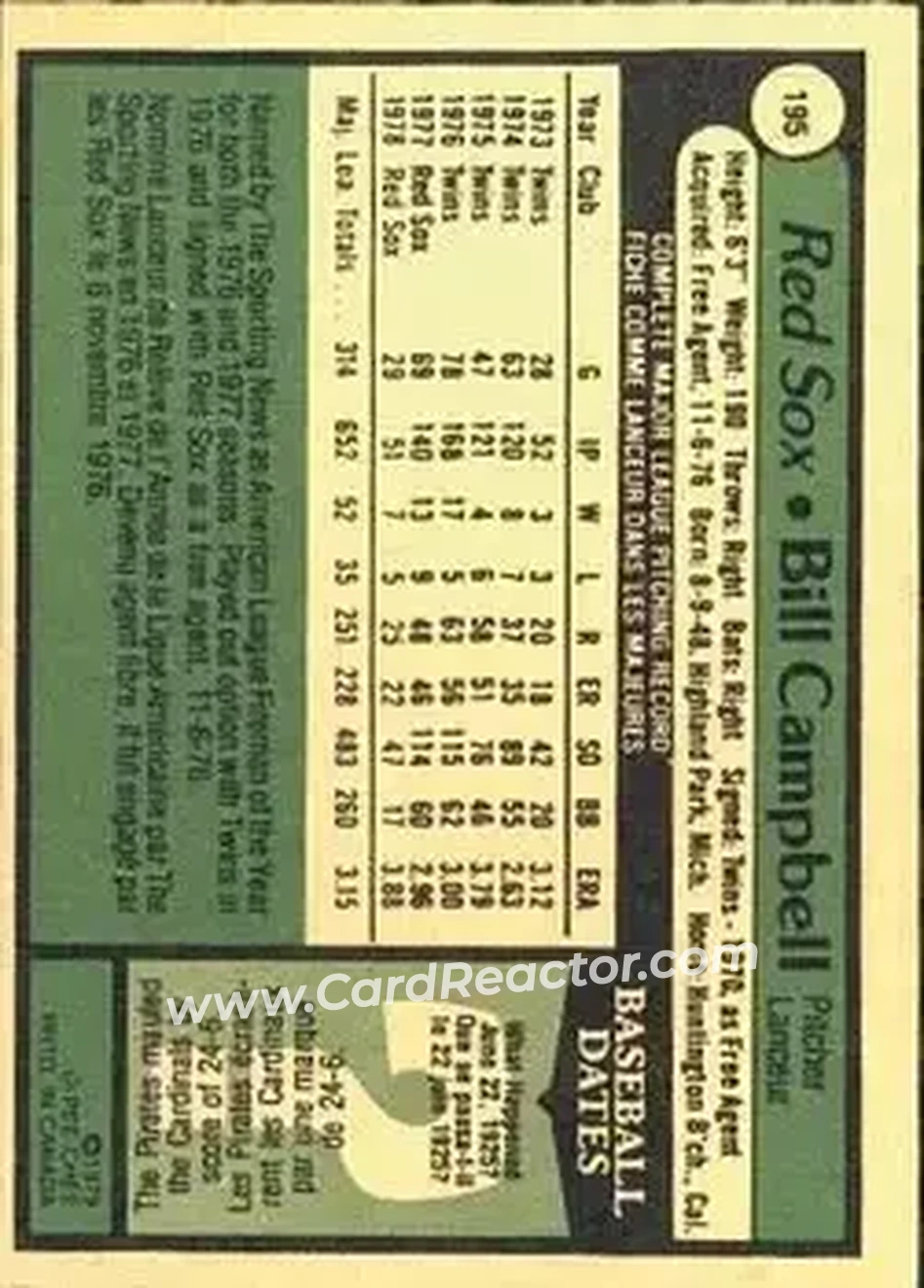 Back of Bill Campbell