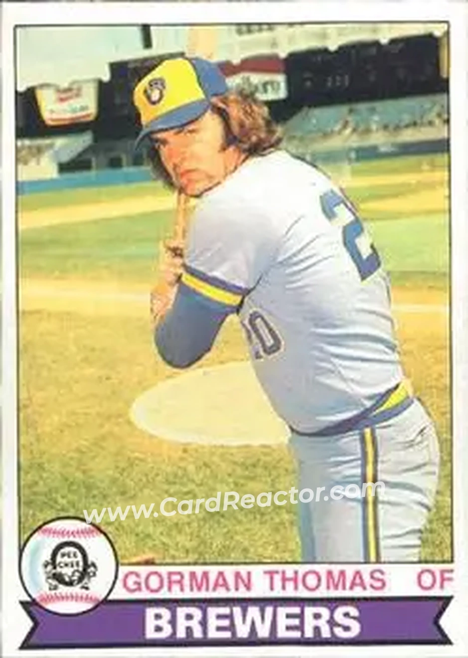 1979 O-Pee-Chee #196 - Gorman Thomas - Milwaukee Brewers