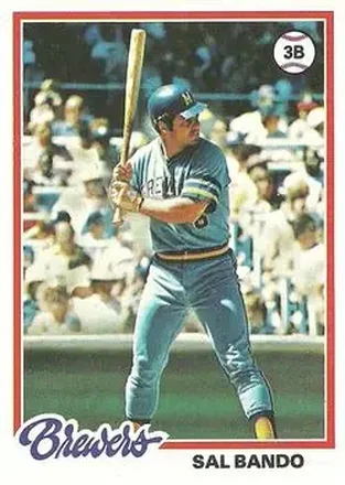 1978 Topps #265 Sal Bando