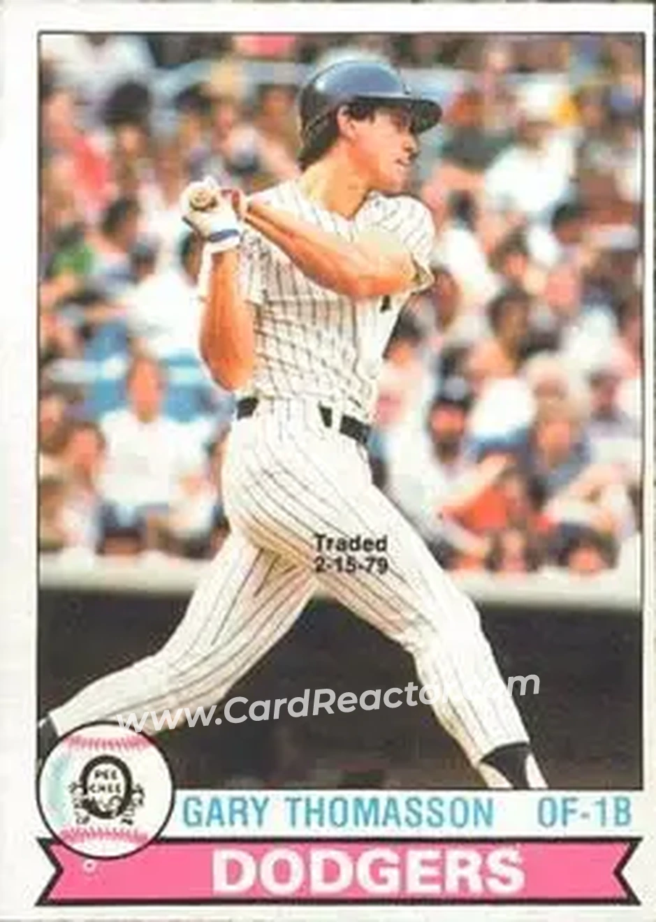 1979 O-Pee-Chee #202 - Gary Thomasson - Los Angeles Dodgers