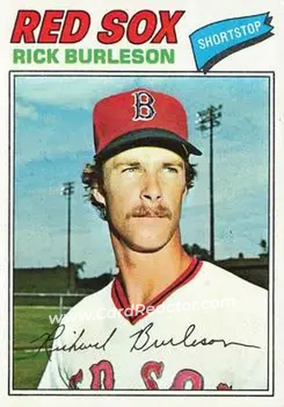 1977 Topps #585 - Rick Burleson - Boston Red Sox