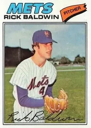 1977 Topps #587 Rick Baldwin