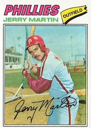 1977 Topps #596 - Jerry Martin - Philadelphia Phillies