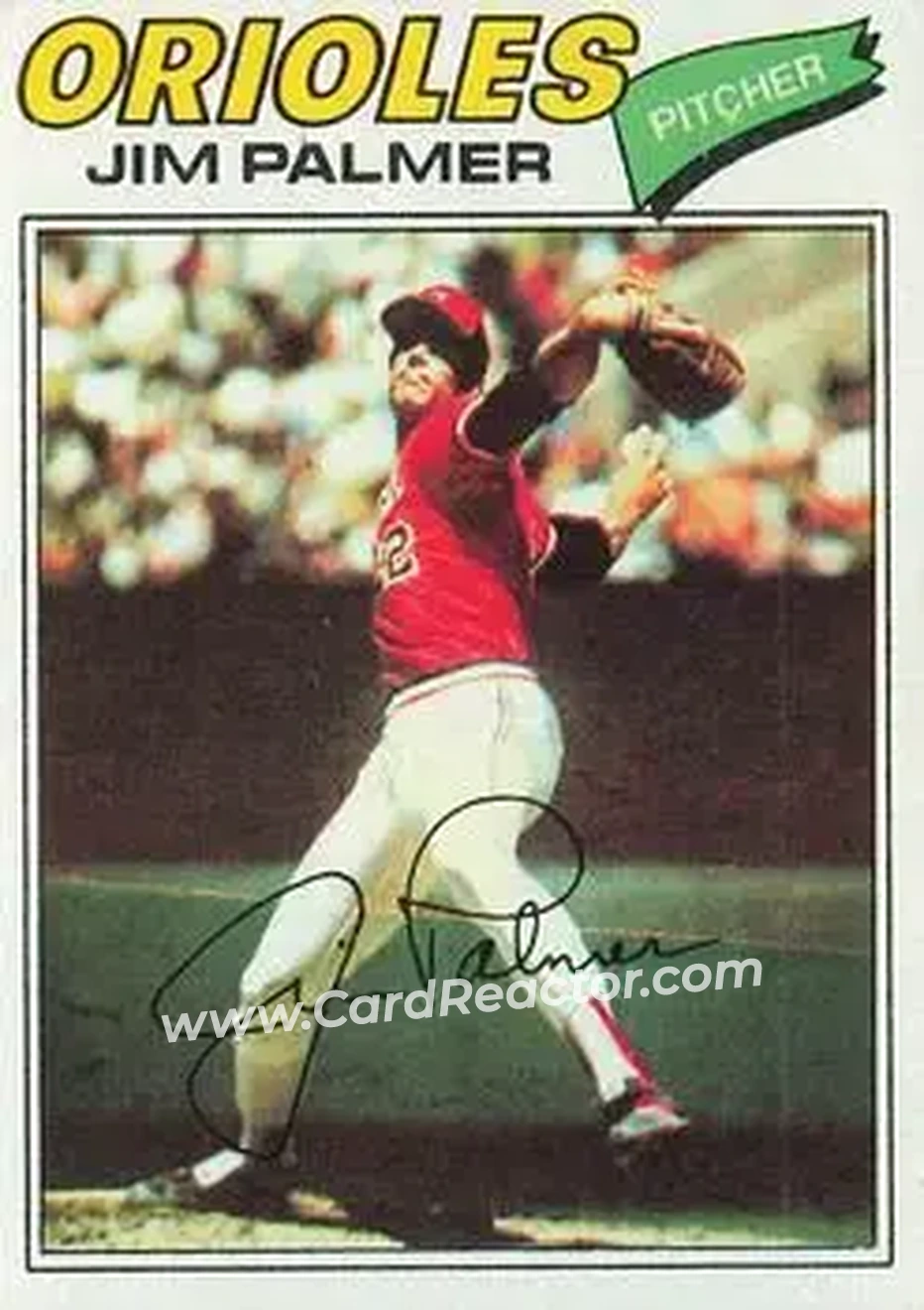 1977 Topps #600 - Jim Palmer - Baltimore Orioles