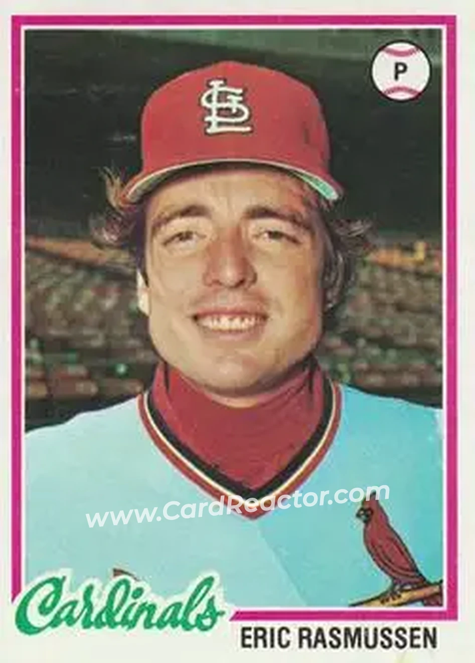 1978 Topps #281 - Harry Rasmussen - St. Louis Cardinals